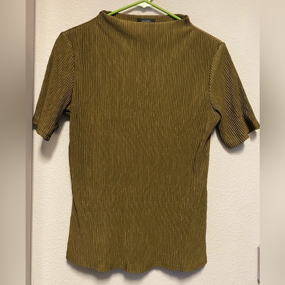 Nordstrom | Halogen Smocked Funnel Neck Top